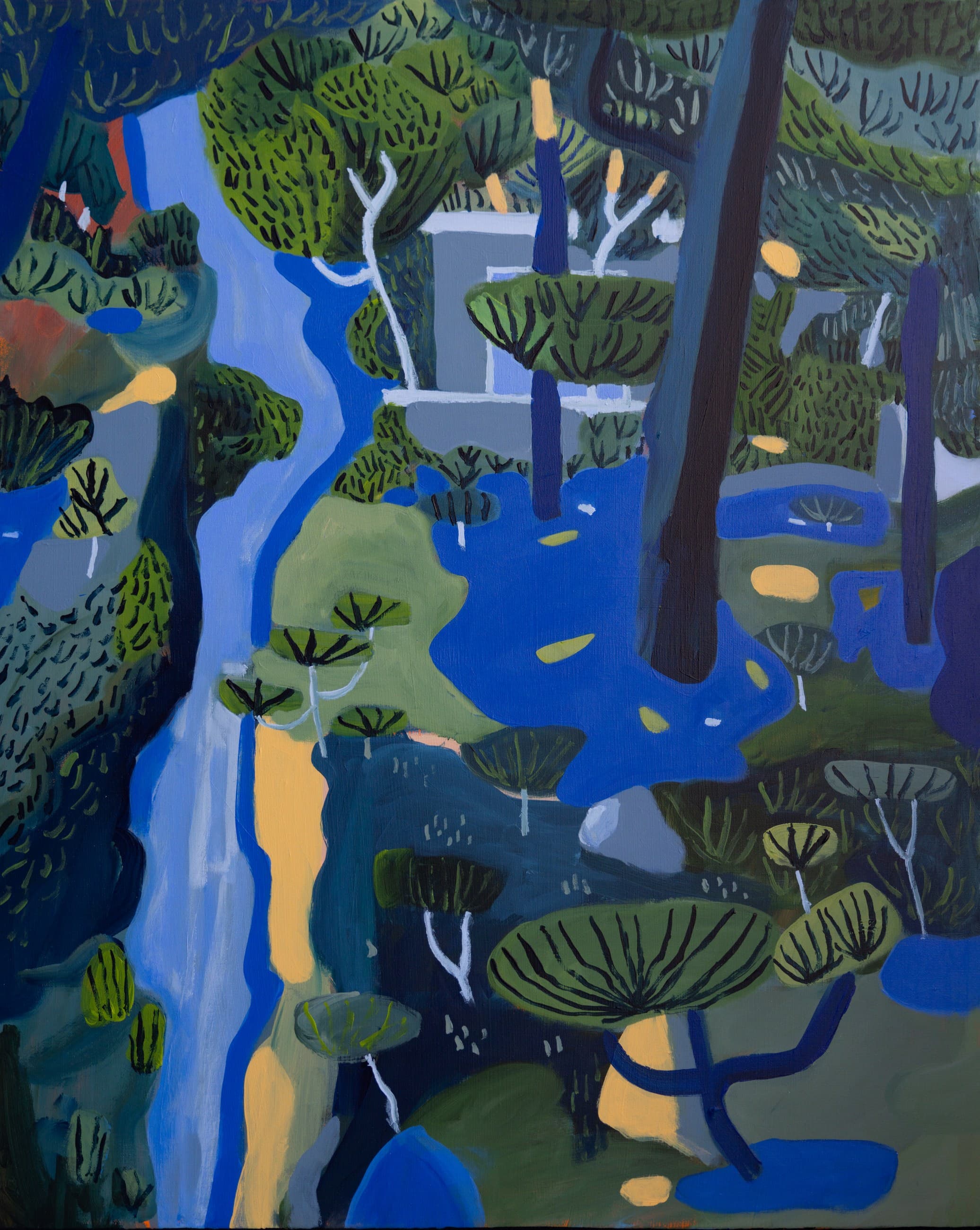 « Maison et cascade », Julien Laporte