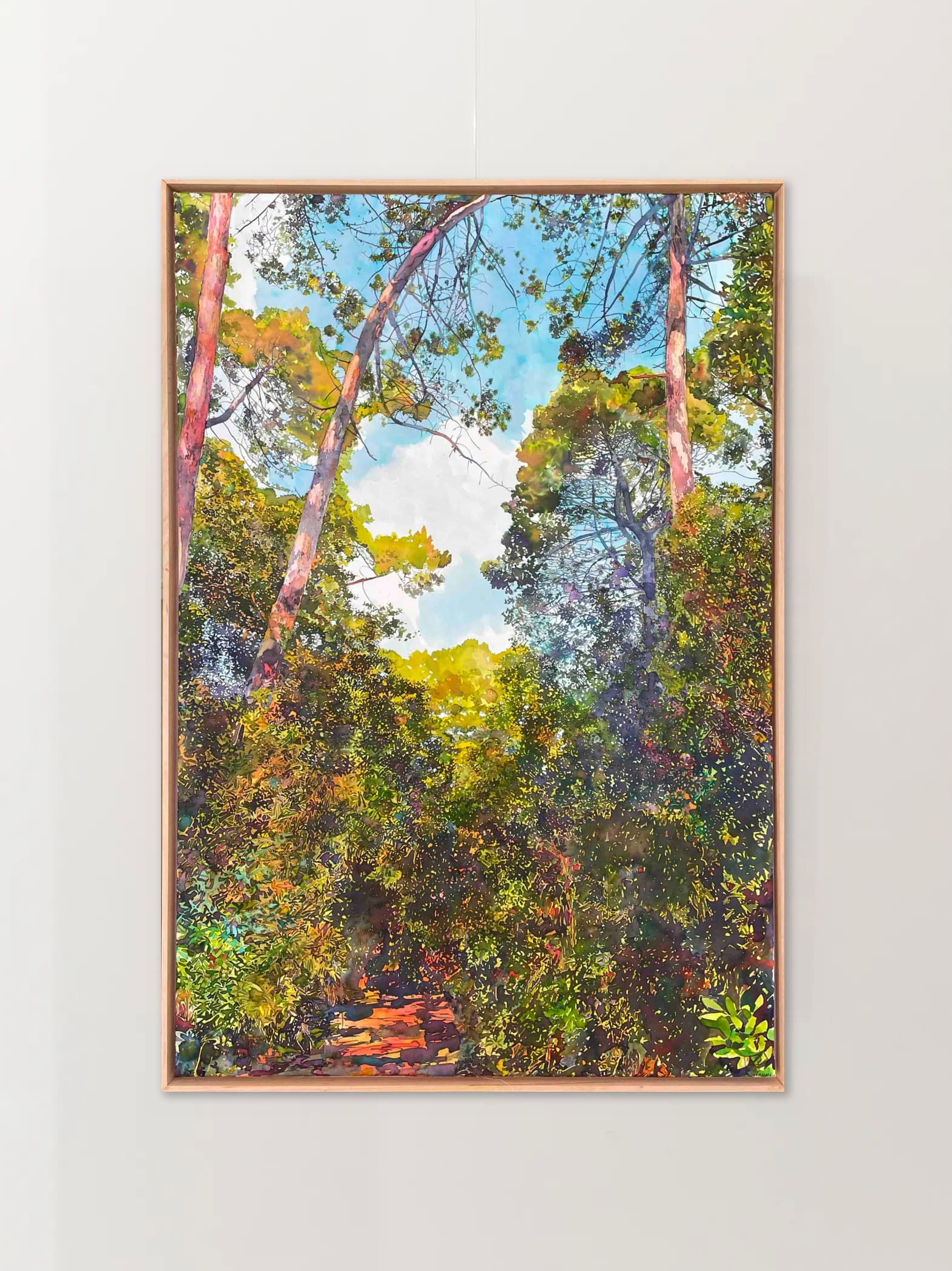Œuvre de pins Sébastien Mahon