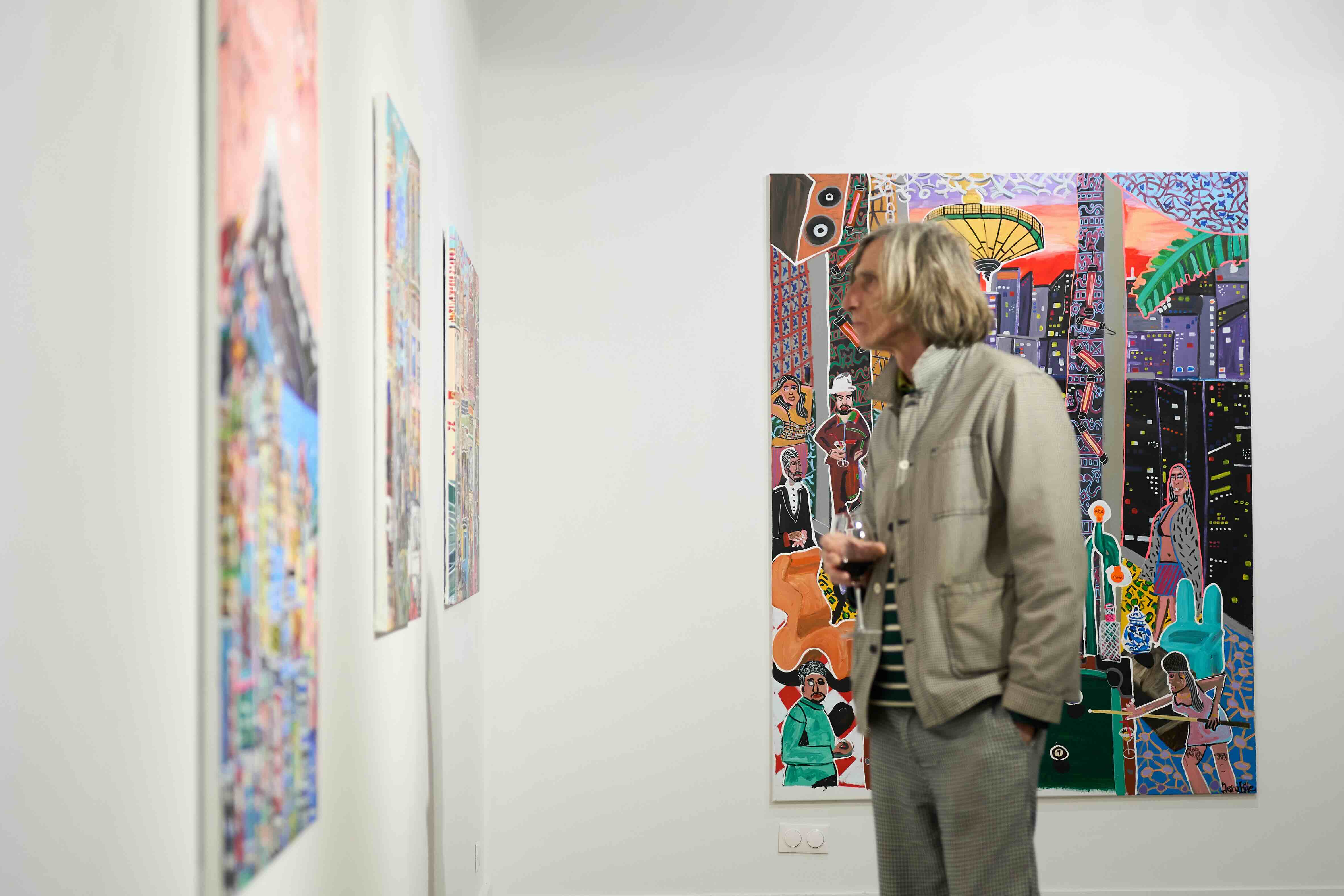 Vue de l’exposition « Filipp Jenikäe » à Zone Trois Galerie, Bordeaux