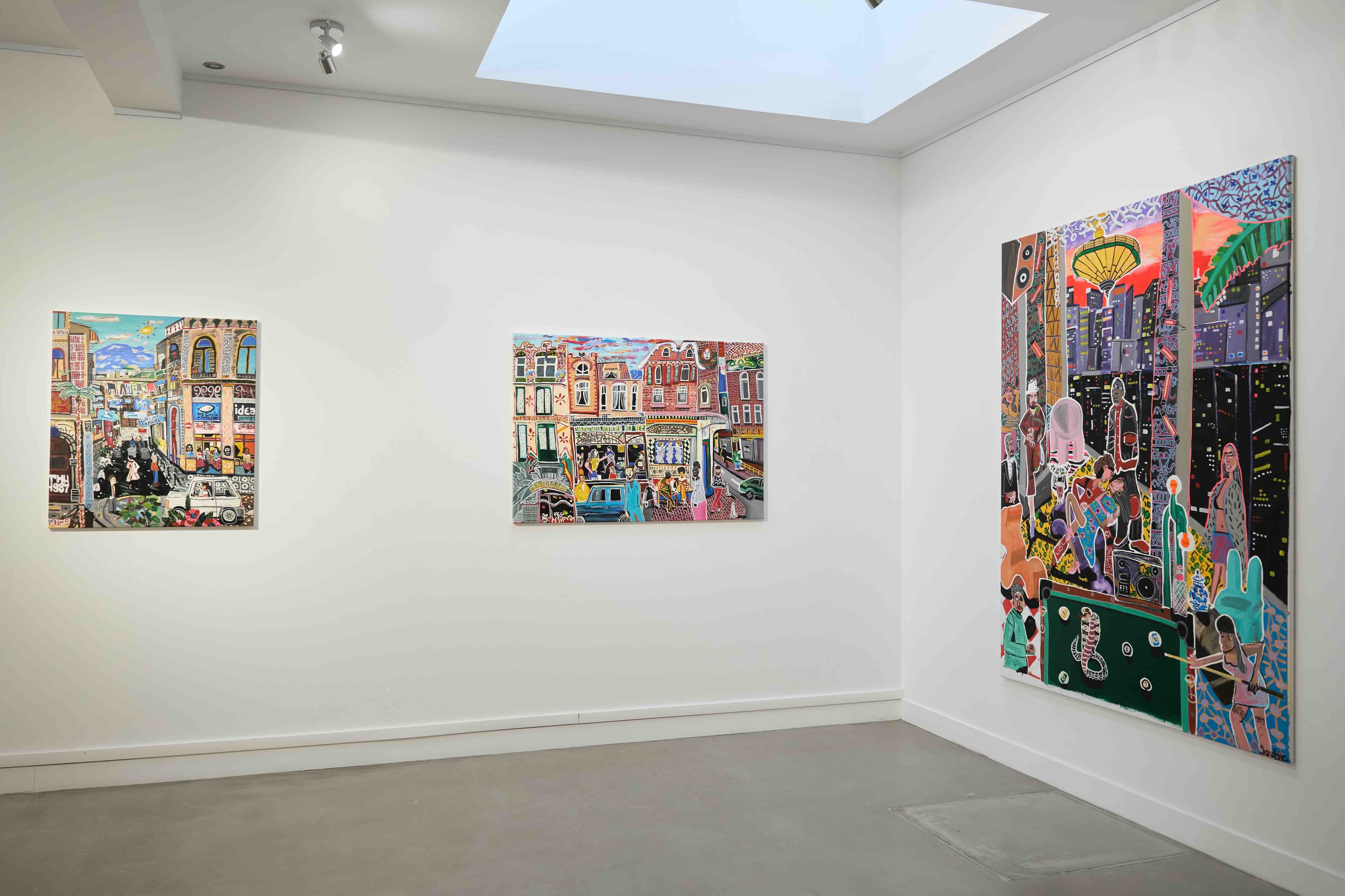 Vue de l’exposition « Filipp Jenikäe » à Zone Trois Galerie, Bordeaux