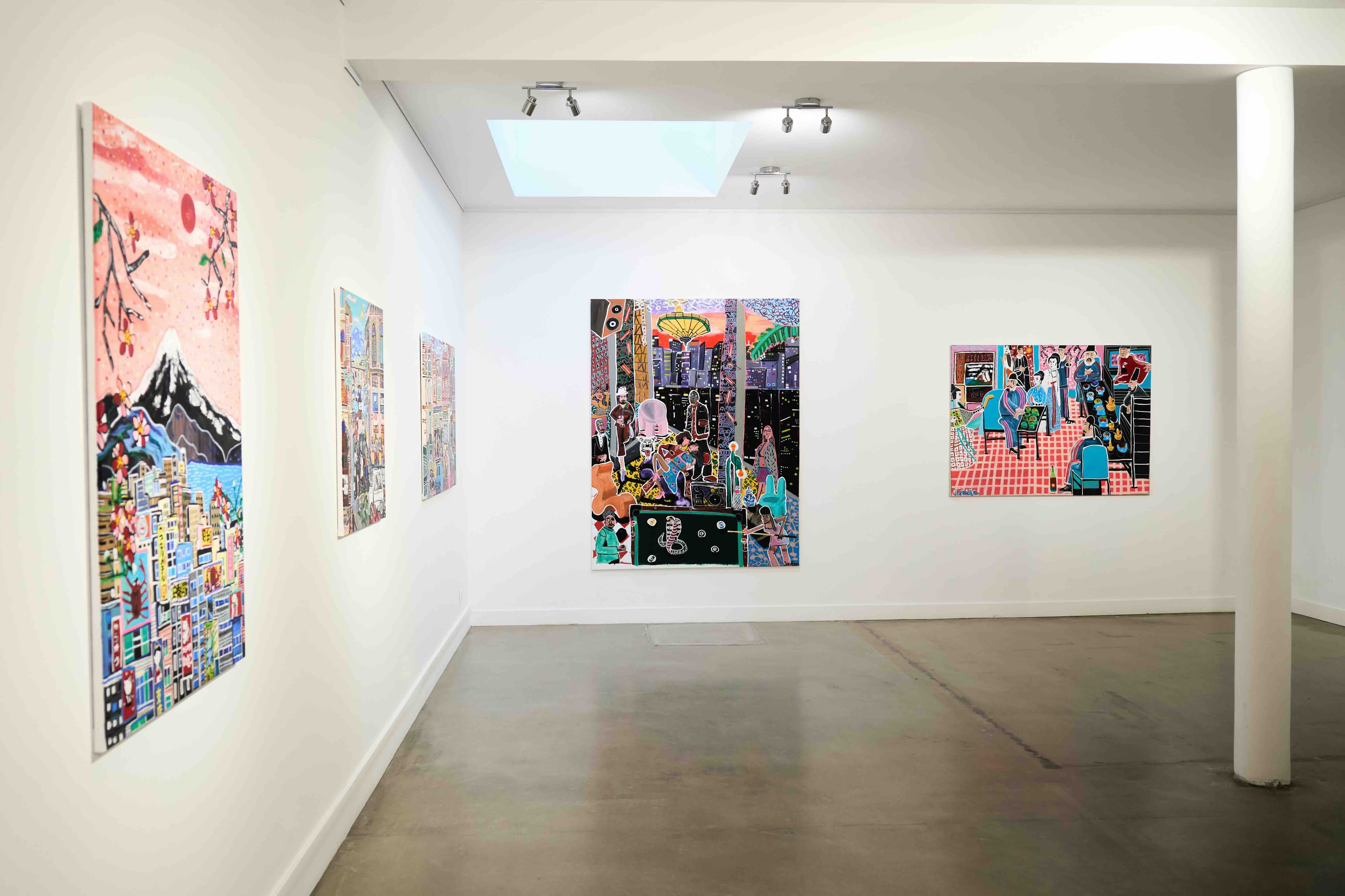 Vue de l’exposition « Filipp Jenikäe » à Zone Trois Galerie, Bordeaux
