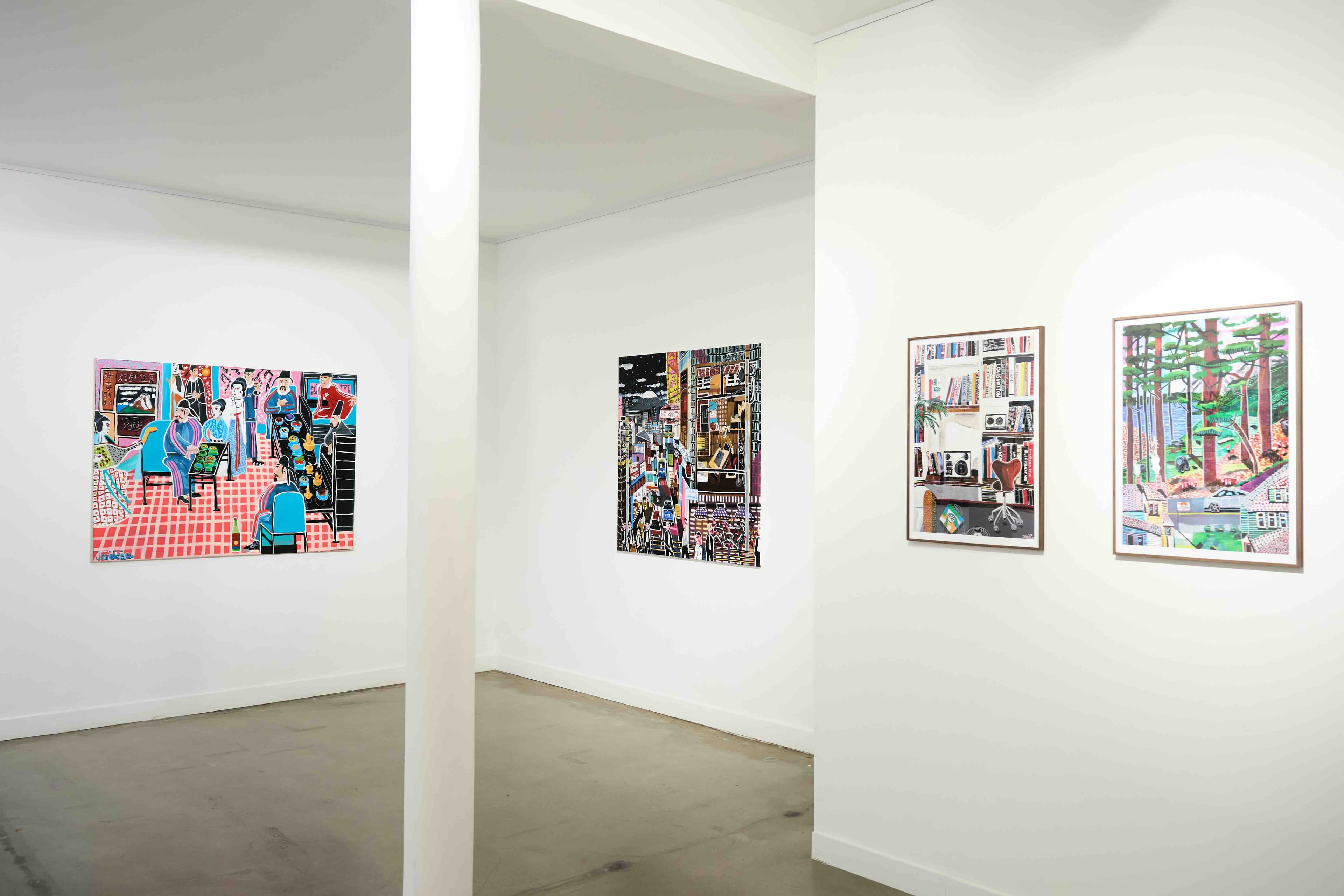 Vue de l’exposition « Filipp Jenikäe » à Zone Trois Galerie, Bordeaux