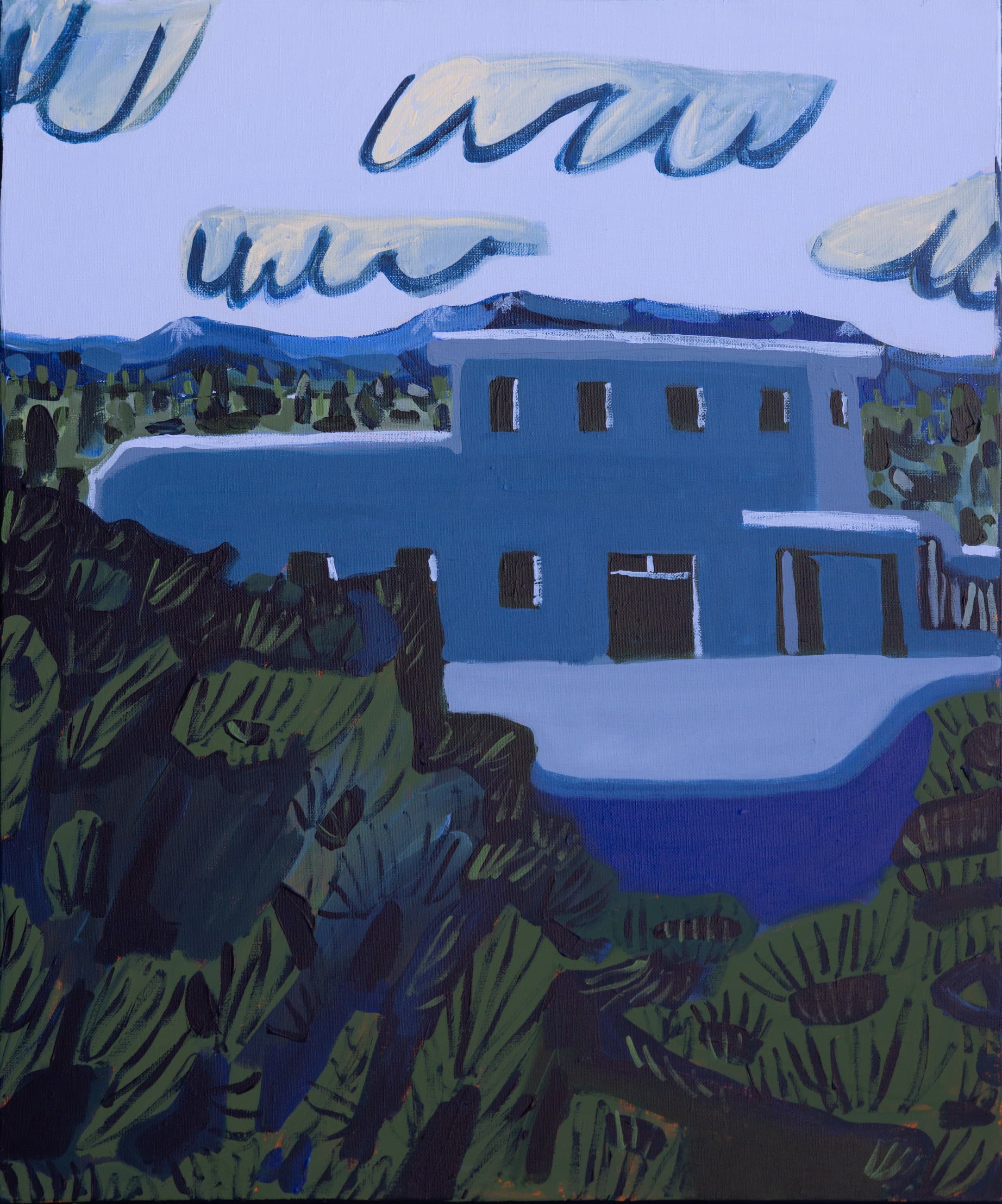 « Maison et quatre nuages », Julien Laporte