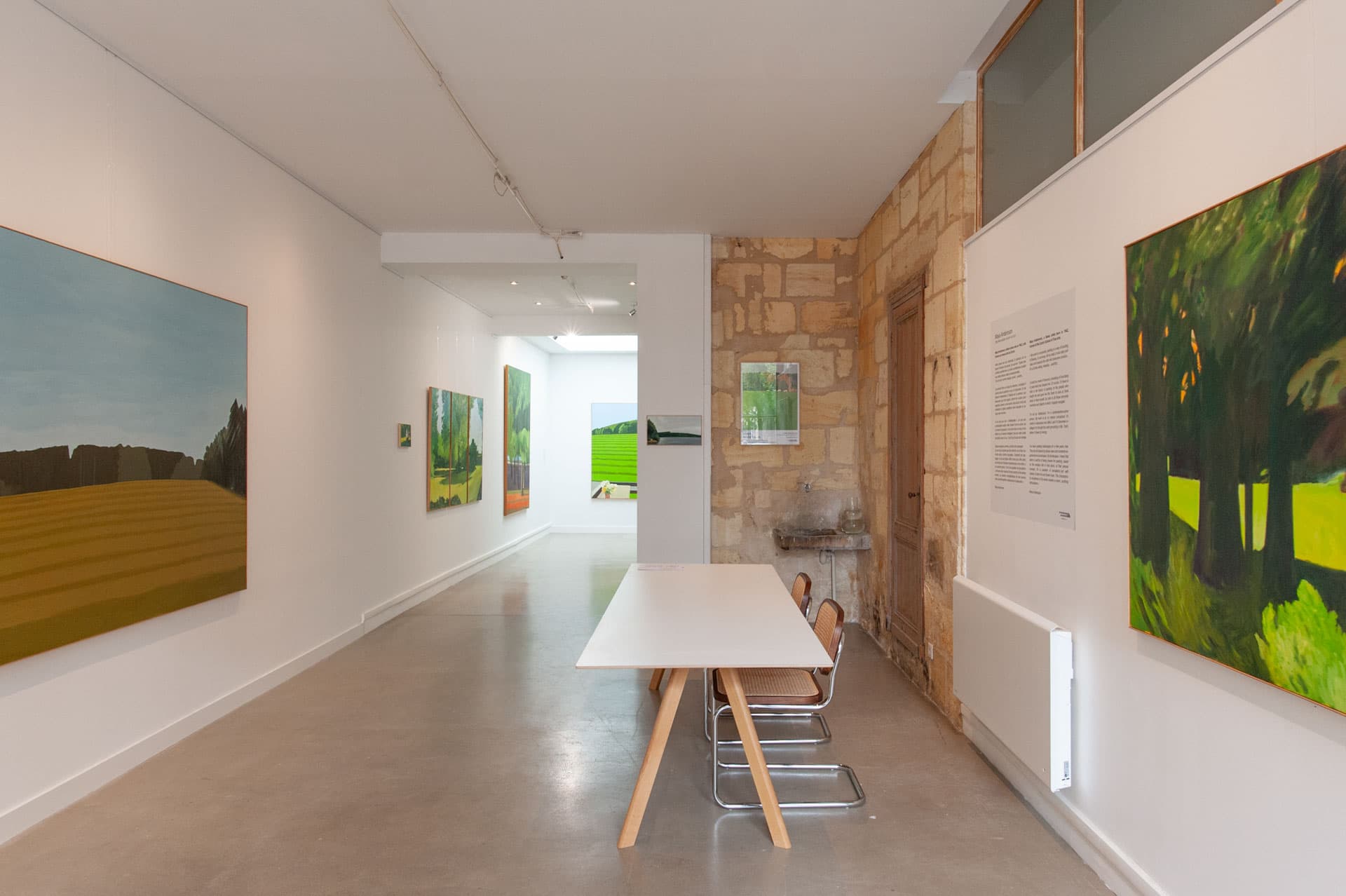 Vue de l’exposition « Maya Andersson » à Zone Trois Galerie, Bordeaux