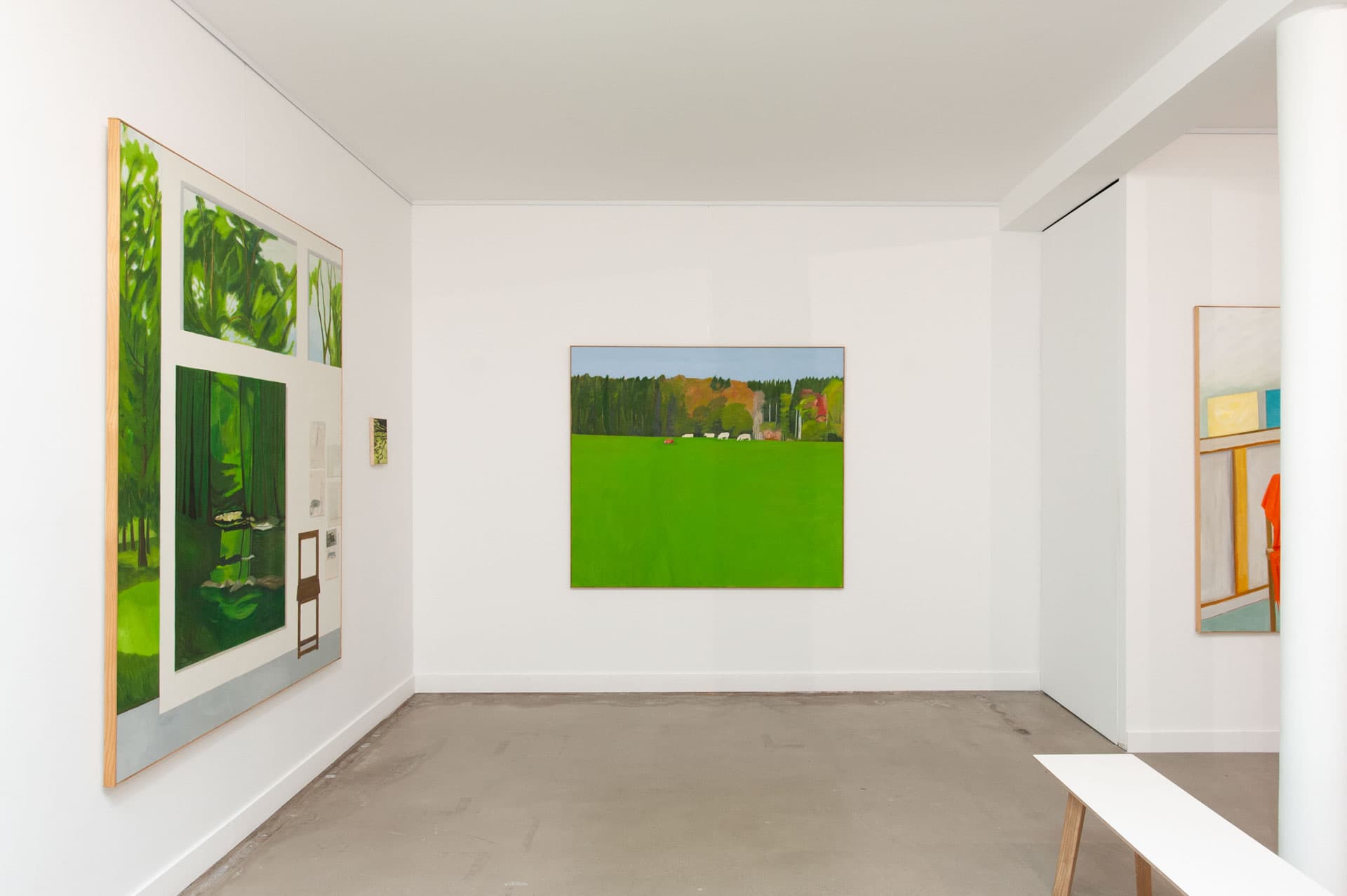 Vue de l’exposition « Maya Andersson » à Zone Trois Galerie, Bordeaux