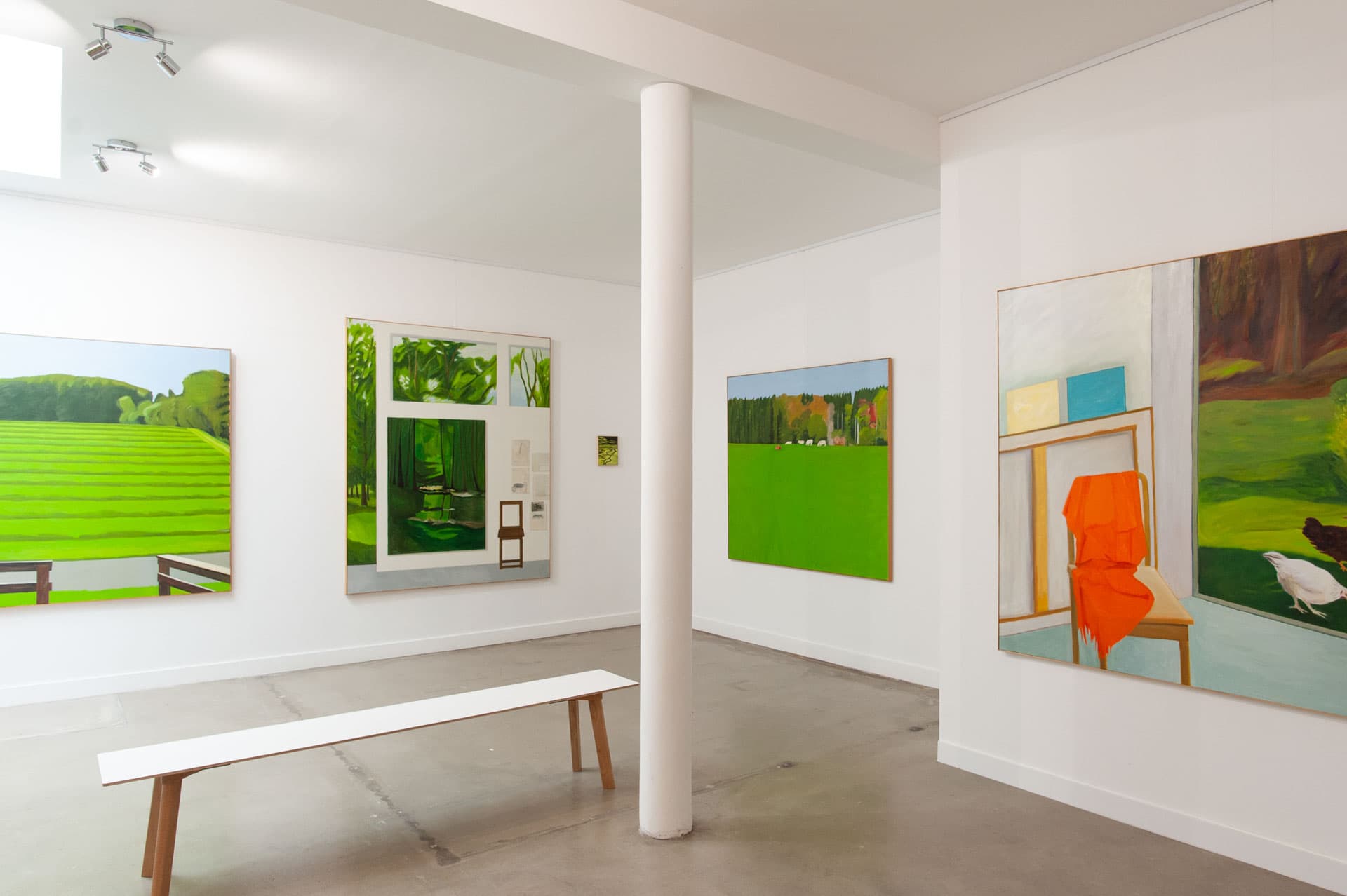 Vue de l’exposition « Maya Andersson » à Zone Trois Galerie, Bordeaux