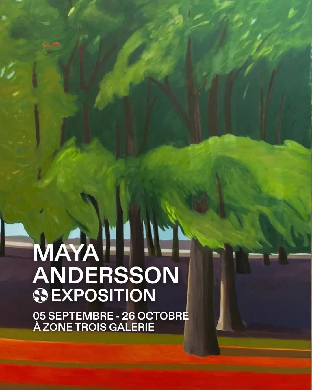 Visuel de l'exposition « Maya Andersson » à Zone Trois Galerie, Bordeaux