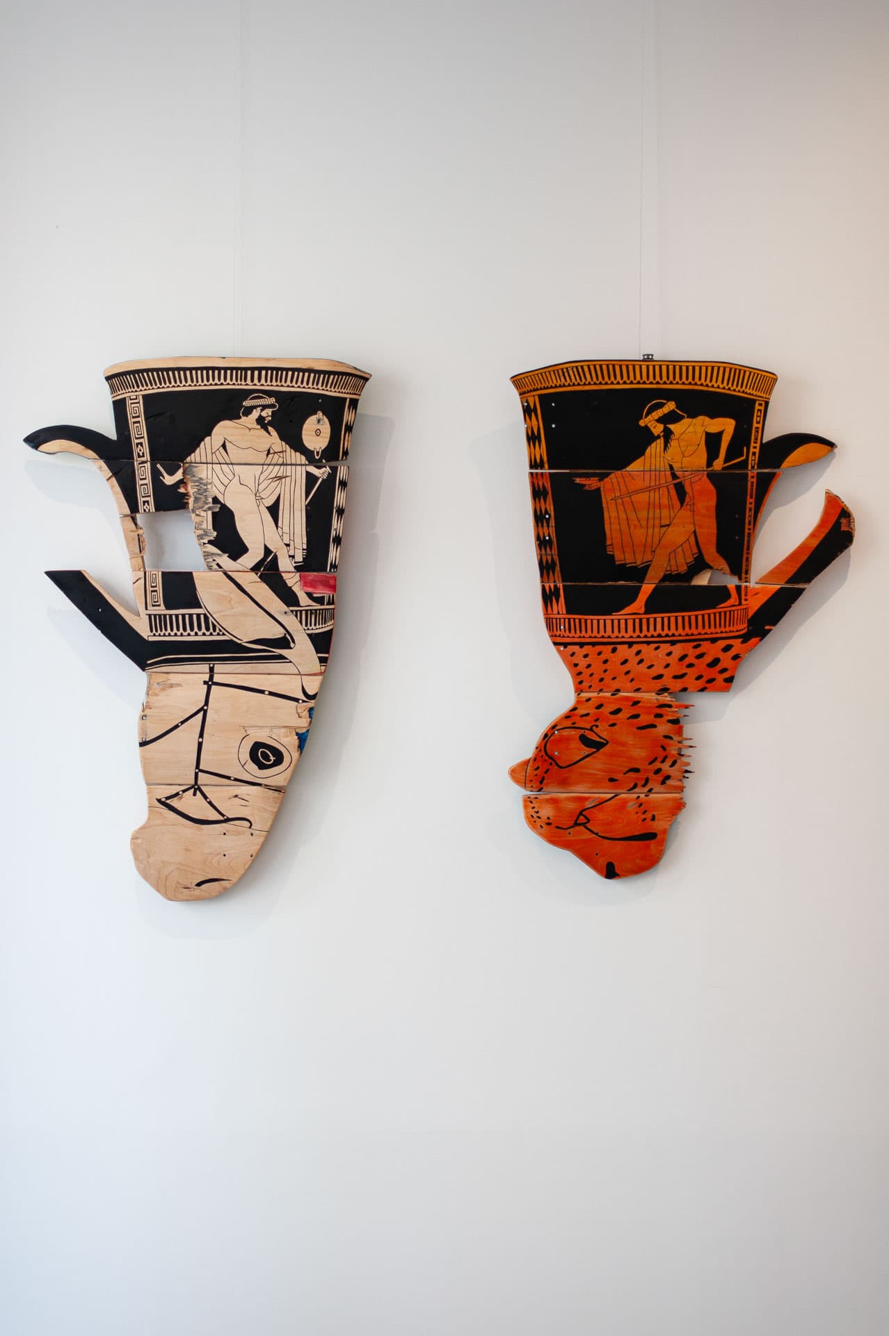 Vue de l’exposition « Burdigala, ex vin ad skathos » à Zone Trois Galerie, Bordeaux