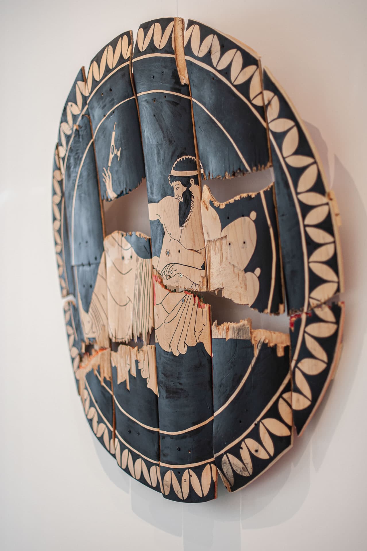 Vue de l’exposition « Burdigala, ex vin ad skathos » à Zone Trois Galerie, Bordeaux