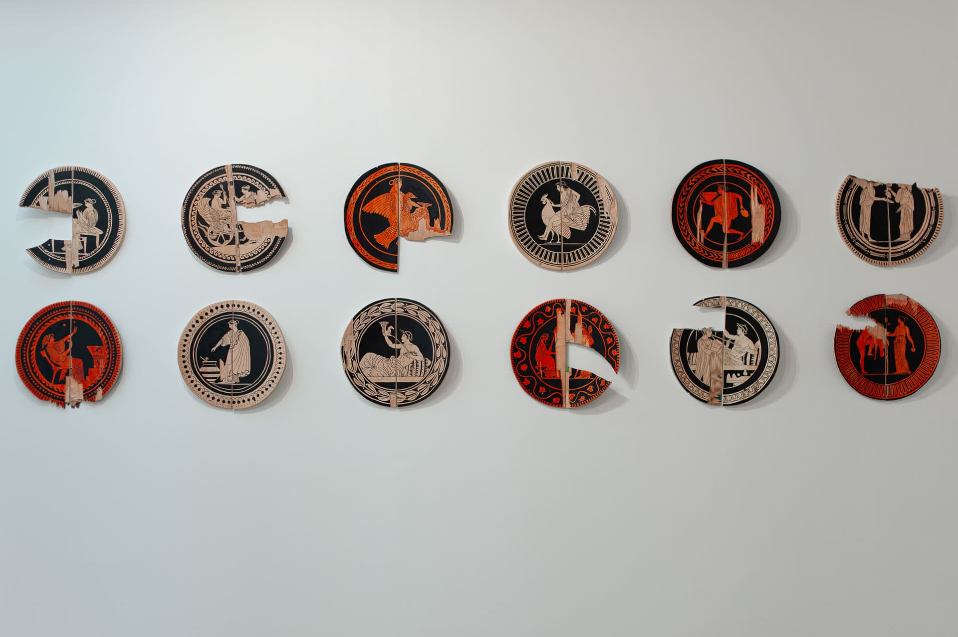 Vue de l’exposition « Burdigala, ex vin ad skathos » à Zone Trois Galerie, Bordeaux
