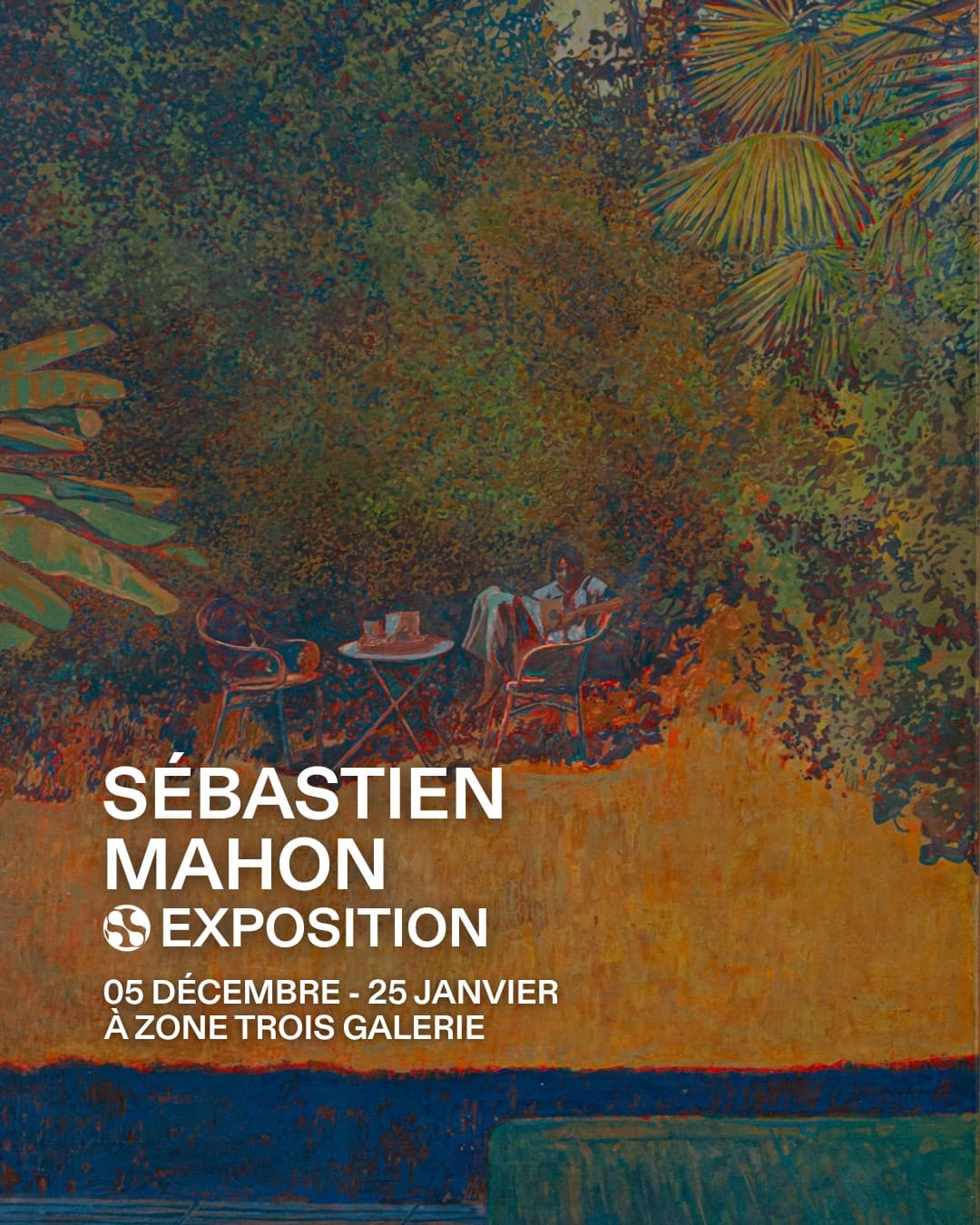 Visuel de l'exposition « Sébastien Mahon » à Zone Trois Galerie, Bordeaux