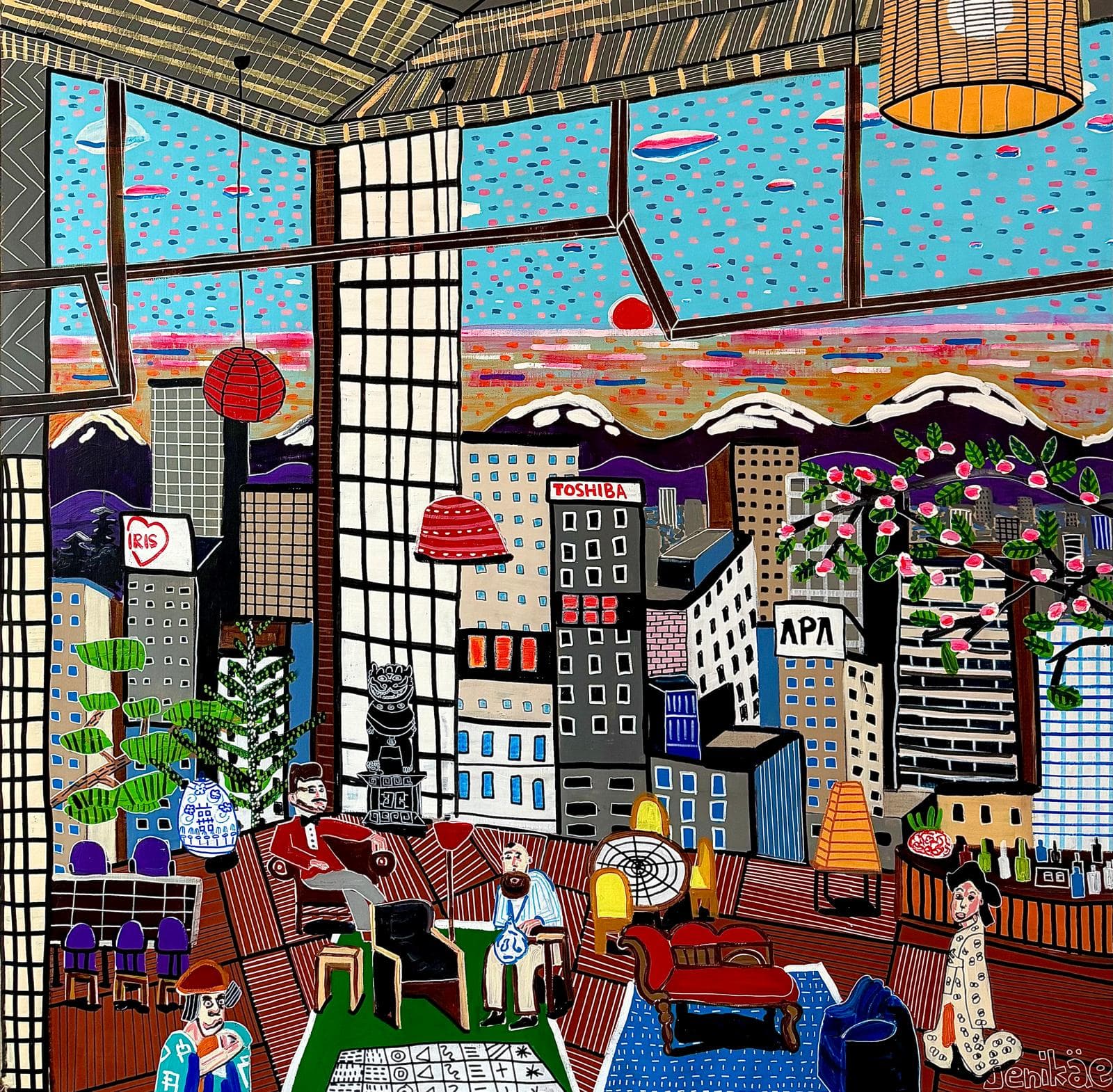 “Sumitomo Townhouse with mountain and city view in spring Osaka”, Filipp Jenikäe